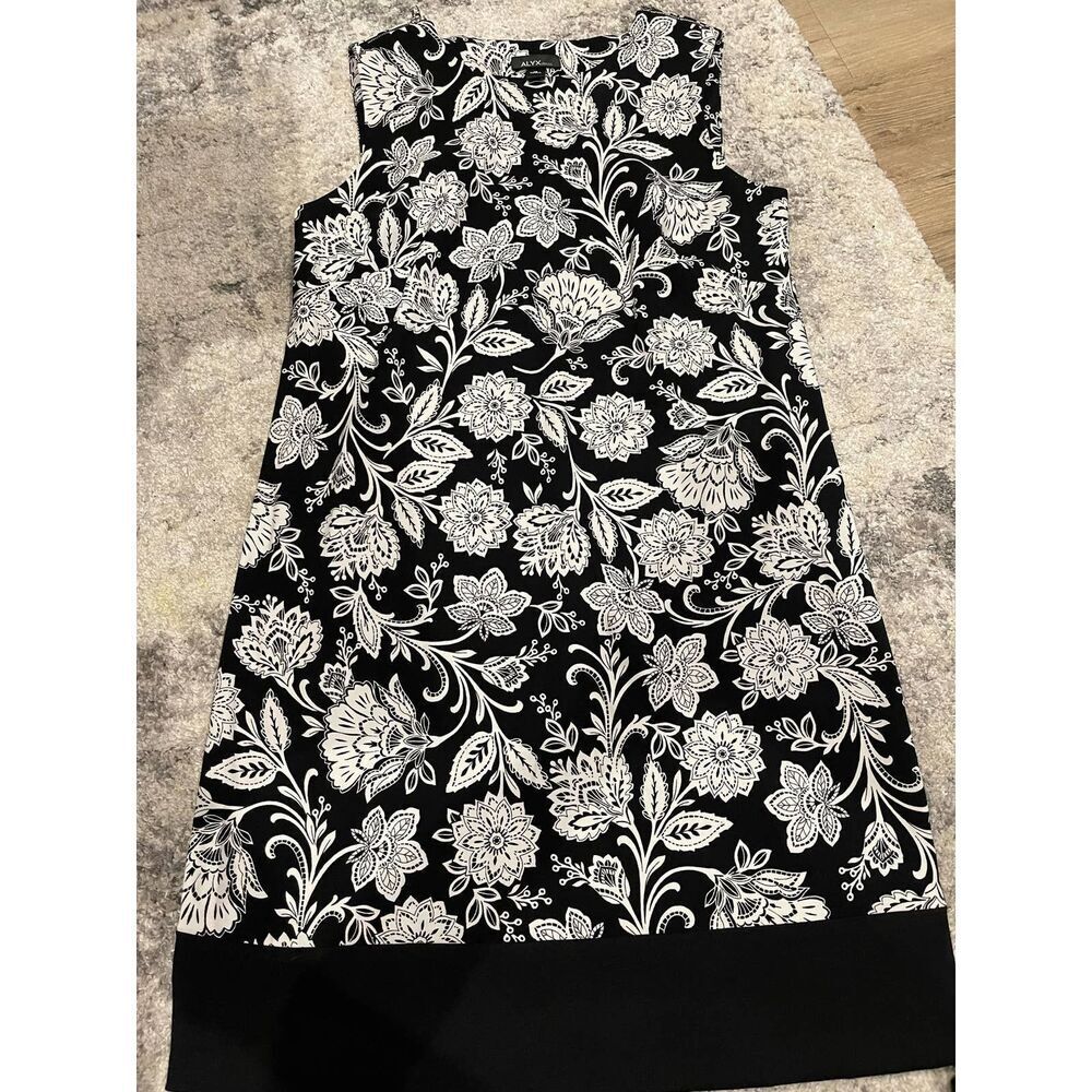 ALYX black and white sleeveless dress size 12